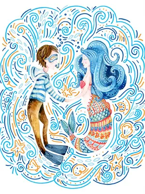 对镜描眉画浓妆
